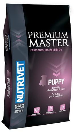 NUTRIVET - Premium Master Welpe - Welpenkroketten mit normaler Aktivität - Huhn & Reis - 15kg