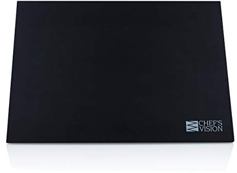 Chef’s Vision Black Magnetic Knife Block - Stylish Kitchen Magnetic Knife Holder - Elegant Free Standing Knife Display - Ideal for Colorful Knives - Sleek Kitchen Décor - Knife Block Without Knives