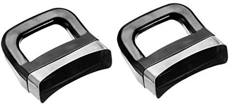 iEFiEL 2Pcs Pot Handles Metal Pressure Short Side Handle Cooker Steamer Grip Sauce Pot Panhandle Holder Replacement for Metal Cookware Black Type A One Size