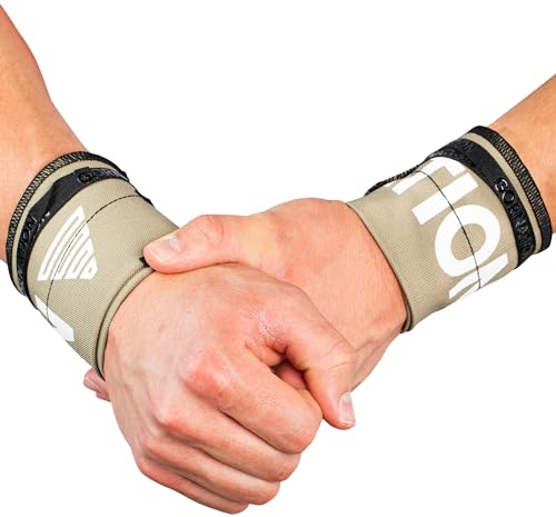 GORNATION Handgelenk-Bandagen, Performance Wrist Wraps für Fitness, Calisthenics & Kraftsport, Bandagen für Gym, Handgelenkstütze, Wickel-Bandagen - 1 Paar