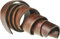 esnado Lederband, Lederriemen Flach. 1 Meter. Breite/Farbe: wählbar (Breite: 25 mm, Antik Hellbraun) | ECHTES Leder | pflanzlich gegerbt | Schmuck, Armbänder, Basteln, Dekorieren, DIY, Mittelalter