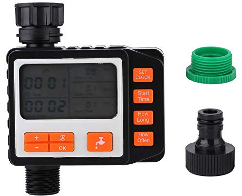 Bewässerungsuhr, LCD Display Wasserzeitschaltuhr Automatischer Bewässerungsregler für Hausgartenbau, landwirtschaftliche Produktion, Gartenbau und Gartenbauproduktion