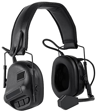 ACEXIER Auriculares tácticos, auriculares Airsoft de tiro militar, amplificación de sonido de caza al aire libre, protección auditiva, auriculares antirruido