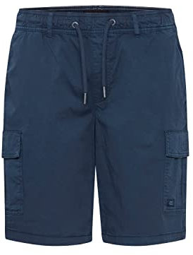 Blend 20715212 Herren Cargo Shorts Bermuda Kurze Hose Cargoshorts mit Kordeln mit Stretch Regular Fit, Größe:M, Farbe:Dress Blues (194024)