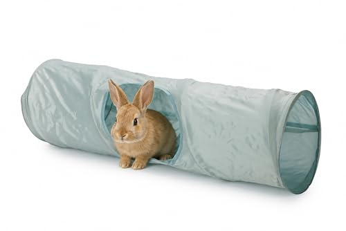 Beeztees Ravena Tunnel, Nager Spielzeug, Nylon, Mint, Durchm. 20 cm
