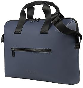 Tucano - Gommo borsa Porta PC, Computer, Laptop 15.6 pollici, compatibile con MacBook PRO 16, in materiale gommato di design per Uomo e Donna. Blu