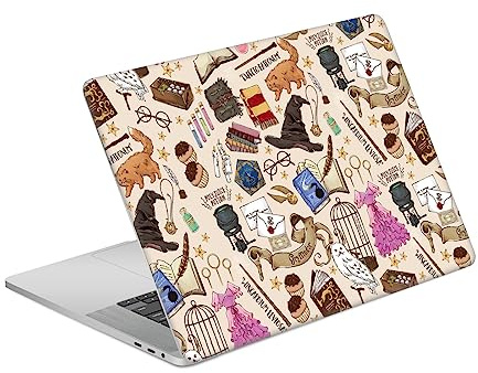 Head Case Designs Offizielle Harry Potter Hogwarts Muster Grafiken Vinyl Haut Aufkleber Abziehbild Abdeckung kompatibel mit MacBook Pro 16 A2141