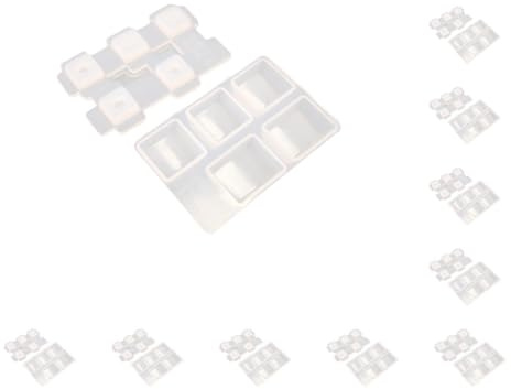 Adoorniequea 10 set Keycaps Resin Mold Keycap Crafting Epoxy Mould Key Puller Cat Claw Molds Ctrl