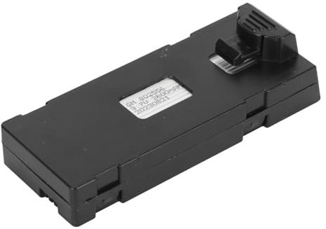 Ersatz-Lithiumbatterie für Quadrocopter, stabile Fernbedienung, UAV-Lithium-Akku 2600 mAh, leicht, robust für P5PRO für E88 für E99PRO für E99 (Schwarz)