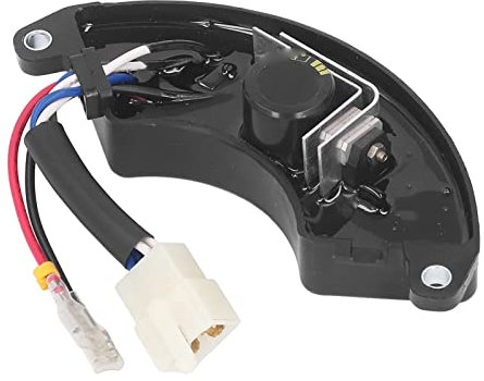 Generador AVR, Regulador de Voltaje Automático AVR Monofásico 6 Cables 250V 470UF Estabilizador para Generador de 8kw Grupo Electrógeno de 3 a 8kw, Reguladores de Voltaje