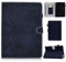 LMFULM® Case for Amazon Fire HD 10 2023 13th Gen (10.1 Inch) PU Magnetic Leather Cover with Sleep/Wake Function Stand Case Holster Flip Cover Dark Blue
