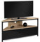 IDMarket - TV-Bank, 100 cm, Ecke, Boston, mit Schrank, Schwarz, Industriedesign