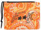Pochette Da Unisex Marchio F**K, Modello FK24-A035, Realizzato In Sintetico. Arancione