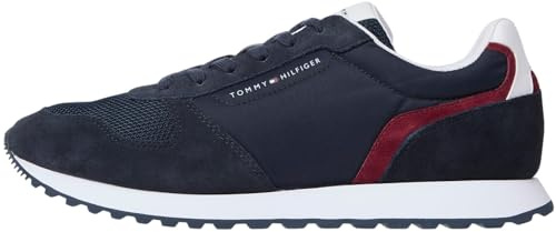 Tommy Hilfiger Runner Sneaker Hombre New Eva Summer Nylon Pop de Ante, Azul (Desert Sky), 44