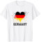 Fußball Deutschland Flagge 2025 Trikot EM T-Shirt