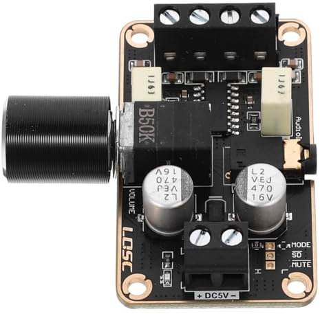 SEWOART Digital Amplifier Board Stereo Power Amplifier Module for Diy Speakers