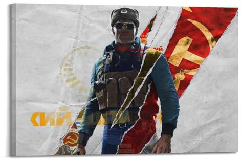 YIHAIKAI Poster Shooting Game Call of Duty Black Ops III, Kalter Krieg, dekoratives Gemälde, Leinwand, Wandposter und Kunstdruck, moderne Familienschlafzimmer-Dekoration, Poster, 30 x 45 cm