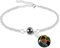 Aina Personalisiertes Fotoarmband für Frauen - Individuelles Projektionsarmband mit Bild im Stein - Gedenkarmband für Kreis-Foto - Weihnachten & Geburtstag Geschenk
