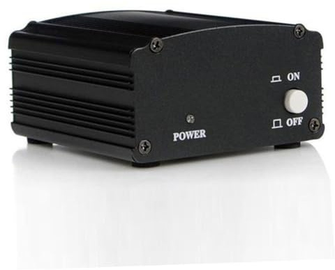 LALADEFIEE XLR-mikrofon-netzteil Mit Phantomspeisung Kabel Und Adapter Für Kondensatormikrofone Eu-stecker Symmetrische Eingänge Und Ausgänge Für Professionelle Audioaufnahmen