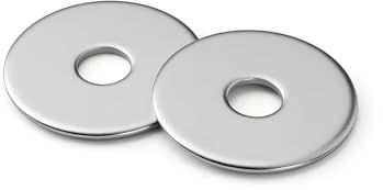 3/16 x 3/4'' (50 Pack) Stainless Steel Fender Washers, 3/4'' OD, (18-8) 304 Stainless Steel Metal Repair Washers for Screws and Bolts