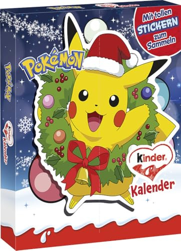 Kinder Pokemon Adventskalender 2026, 198g