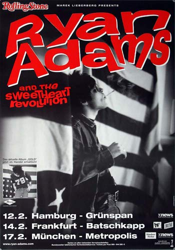 Ryan Adams - Love is Hell, Tour 2003 » Konzertplakat/Premium Poster | Live Konzert Veranstaltung | DIN A1 «