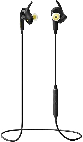 Jabra Japulse Sport Pulse Auricolari Stereo di Tipo In-Ear, Wireless, Bluetooth 4.0, Vivavoce, Controllo Vocale in Italiano, Nero