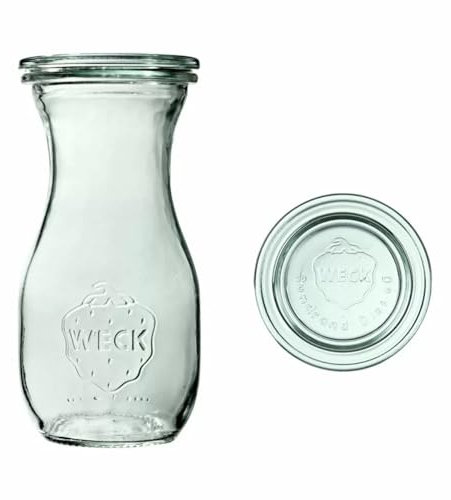 WECK - LOT DE 6 BOUTEILLES A STERILISER 250 ML EN VERRE