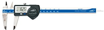 HELIOS-PREISSER 1326517 Digitaler Taschenmessschieber IP67, Data Variable mit eckigem Tiefenmaß, 150 x 40 mm