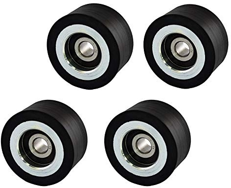 4PK - 2 BLACK SUPPORT WHEEL, ROLLER FOR ADC AMERICAN DRYER - 180050
