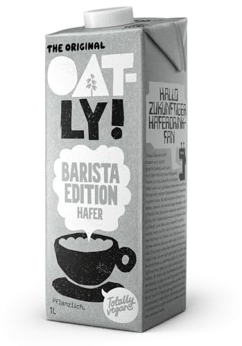 Oatly - Oat Drink - Barista Edition - 6 packs - 1 liter per pack - Liquid Oats - Fully foamable - Plant-based - Sustainable - Rich in unsaturated fats
