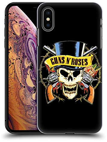Head Case Designs Offizielle Zugelassen Guns N' Roses Hut Mit Schädel Kunst Harte Rueckseiten Handyhülle Hülle Huelle kompatibel mit Apple iPhone XS Max