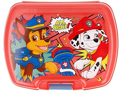Stor8412497189274Premium Individual Sándwich Caja, Grande, Patrulla Canina Cómic