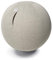 VLUV SOVA Stoff Sitzball 60-65cm, ergonomisches Sitzmöbel, atmungsaktiv und langlebig, mit Tragegriff und Bodenring, inkl. Handpumpe, Farbe: Toffee (beige)