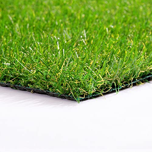 Steffensmeier Kunstrasen Wimbledon | +UV- beständigkeit hoch+ | Smart | Outdoor | Meterware | Rasenteppich | wasserdurchlässig | Grün, Größe: 300x350