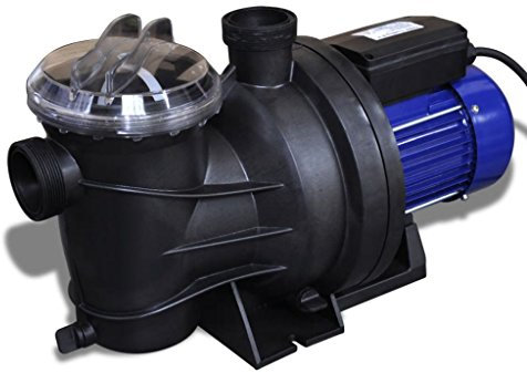 Tidyard Pompa di filtrazione elettrica per Piscina 500W / 1200 W,Blu