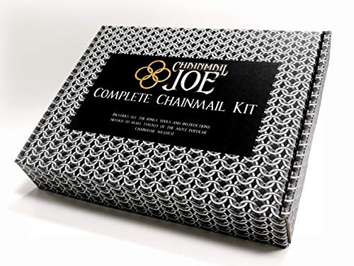 Komplettes Kettennetz-Set – 20 Webstutorial-Bücher, über 23.000 Ringe (über 1,8 kg), Verschlüsse und Werkzeuge