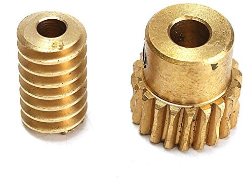 TuToy 0,5-Modul-Untersetzungsverhältnis Von 1:10 Motorleistung Kupferschneckenrad