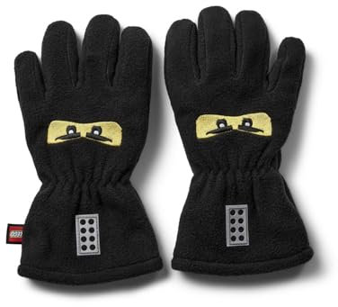 LEGO Wear Unisex Wear Ninjago Handschuhe Unisex Atmungsaktiv Fleece Handschuh, 995, 122-128 EU