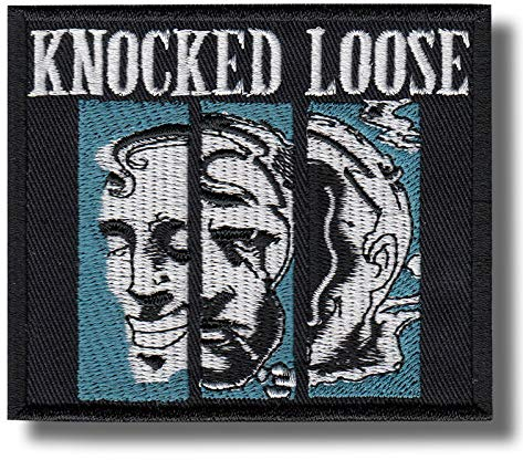 Abzeichen zum Aufbügeln, Motiv: Knocked Lose, bestickt