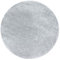 Carpetsale24 Teppich Wohnzimmer Shaggy Einfarbig Design 200 cm Rund Silberfarbe - Hochflor Teppich Schlafzimmer Luxuriöse Kuschelig und Super Weich Langflor 50 mm Florhöhe - Flauschiger Teppich Rund