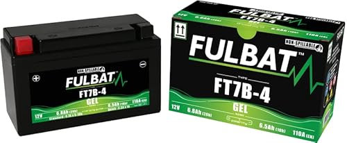 Batterie FULBAT GEL compatible avec DR-Z 400 SM 2005-2010 code Yuasa équivalent YT7B-4