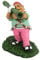Golfer Garden Ornaments - Home Decor Garden Gnomes, Funny Golf Gifts and Novelty Presents for your Loved Ones (Golfer-Big Bazooka)