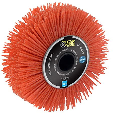 Präzisionsbürste aus Schleifnylon Ø 120 mm/L 20 mm
