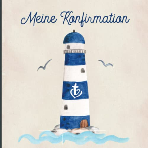 Geschenk zur Konfirmation Junge: Schönes Konfirmation Gästebuch zum Eintragen von persönlichen Glückwünschen und Einkleben der schönsten Fotos ein Konfirmationsgeschenk für den Konfirmationstag