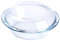 HUSANMP Cacerola redonda de vidrio templado, 1 L, con tapa, para horno, congelador y lavavajillas