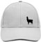 Huuraa Baseball Cap Lama Silhouette Geschenk Dark Grey/White Lama Geschenkidee