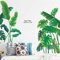 Tanlaby Stickers Muraux Plante Verte Autocollants Muraux Feuilles Tropicales Autocollants Muraux Feuille de Palmier Autocollants Amovibles pour Salon Chambre Bureau Décoration murale