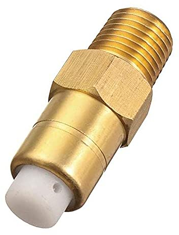 SuKeYuan 1/4 Inch Brass Thermal Release Safety Relief Valve Temperature Control Valve for Pressure Washer Water Pump