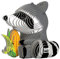 EUGY 650103 Waschbär, 3D Tier-Puzzle für Kinder und Erwachsene zum Zusammenbauen, DIY Tierfigur, Bastelset ab 6 Jahren